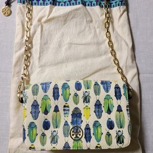 Tory Burch Kerrington Mini Beetle chain strap bag